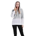 thumbnail image 1 of EFINNY Women's Pullover Hoodie Sweatshirts Casual Tops Long Sleeve Color Block Patchwork Pullover Sweatshirt Knit Tops, 1 of 6