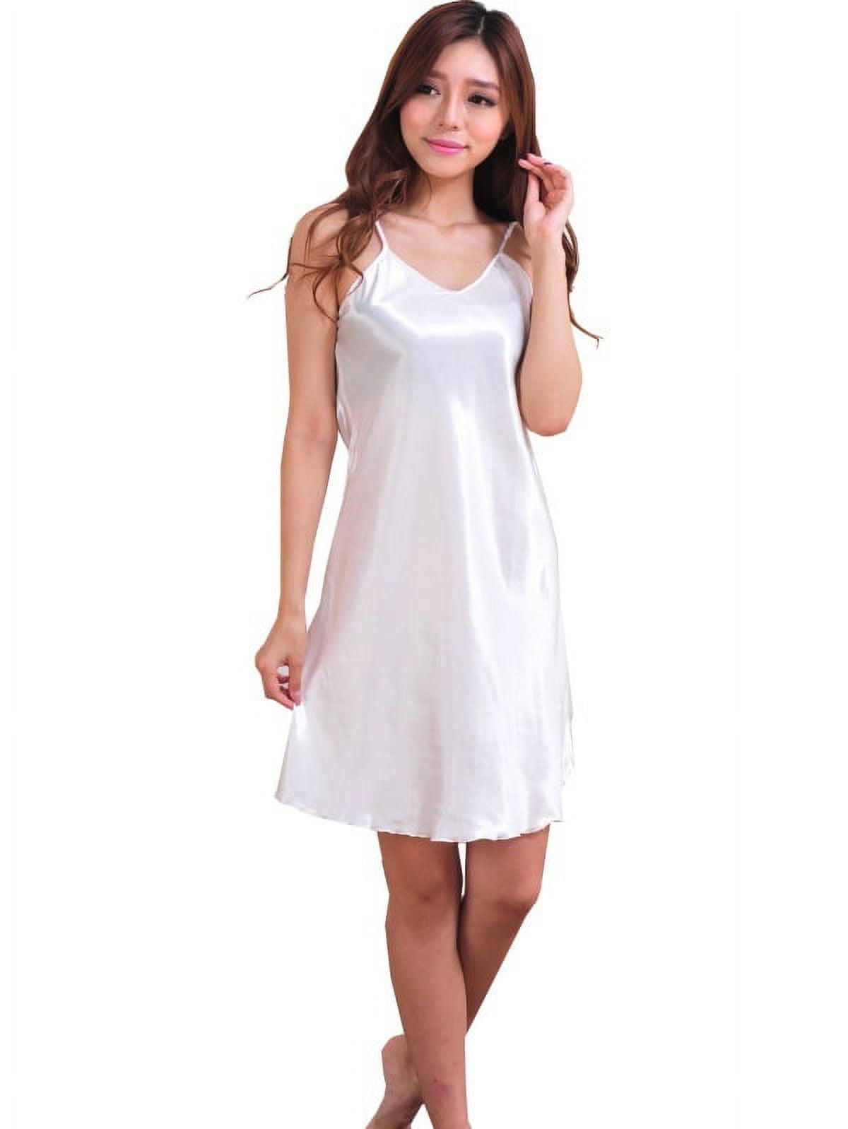 EFINNY Women’s Sexy Silk Babydoll Sleeveless Sleepwear Robes - Walmart.com