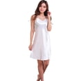 thumbnail image 1 of EFINNY Women’s Sexy Silk Babydoll Sleeveless Sleepwear Robes, 1 of 4