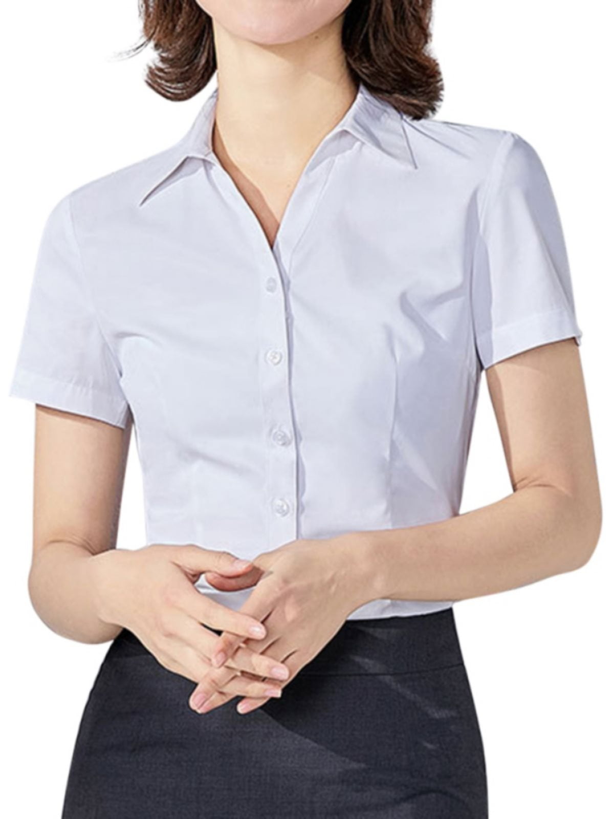Womens White Dress Shirts
