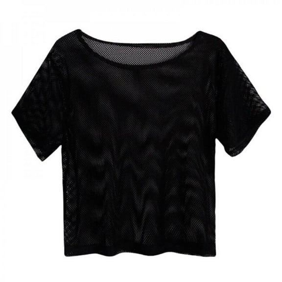 EFINNY Womens Fitness Tops Mesh Bottoming Shirt Quick-Drying Tee T-shirt