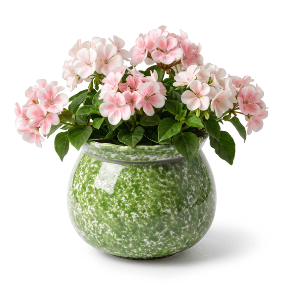 EFISPSS Hand-Patted Glaze Self Watering Ceramic Planter with Inner Clay Pot, 6 Inch Sage Green African Violet Pots, Easy Care Indoor Plant Pot for Home Decor