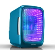 EFMIS179 Gaming Light Up Mini Beverage Refrigerator, Stealth