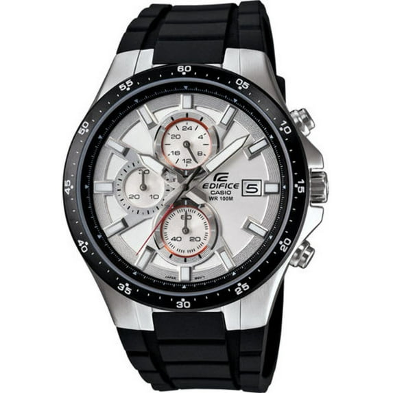 EFR-519-7AV White/Black Edifice Chronograph Stainless Steel/Resin Watch