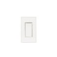thumbnail image 1 of Eurofase Heating - Simple Switch Wall Plate and Gang Box - 20 Amp Per Pole-White Finish-One Switch What's Included, 1 of 1