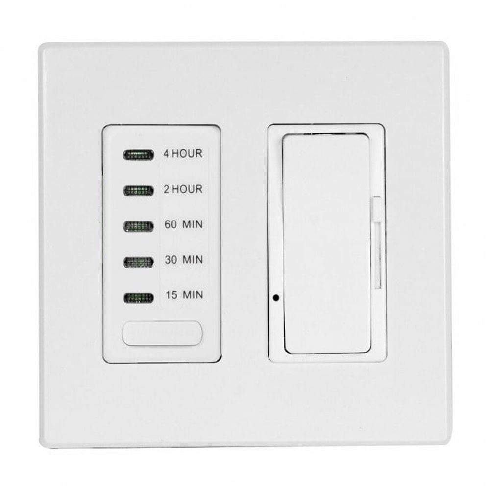 Stainless Steel and White Wireless Smart Timer with Toggle