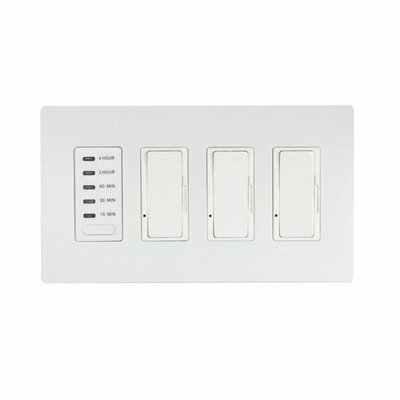 EFSWTD3-Eurofase Heating-Dimmer Controls with Timer - Multiple Zones-3 Zone