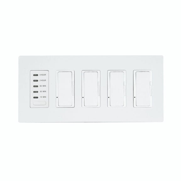 EFSWTD4-Eurofase Heating-Dimmer Controls with Timer - Multiple Zones-4 Zone