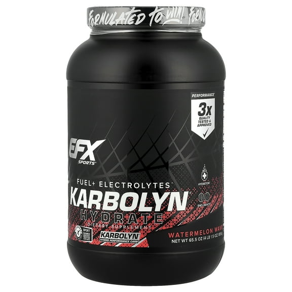 EFX Sports Karbolyn Hydrate, Watermelon Wave, 4 lb 1.5 oz (1,856 g)
