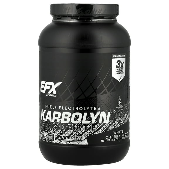 EFX Sports Karbolyn® Hydrate, White Cherry Frost, 4 lb 1.5 oz (1,856 g)