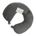 thumbnail image 1 of EFdul U-shaped pillows, Travel Pillow 100% Pure Memory Foam Travel Neck Pillowl, Grey, 1 of 4