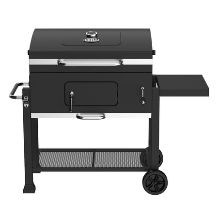 Expert Grill Charcoal Grill, 32 Inch Heavy Duty Charcoal Grill with Wheels, Black