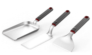Expert Grill 3 Pieces Stainless Steel Barbecue Griddle Tool Set