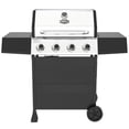 thumbnail image 1 of Expert Grill 4-Burner Propane Gas Grill with Side Shelves and Wheels, Stainless Steel, 1 of 16