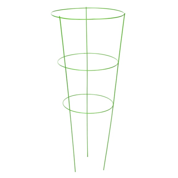 Expert Gardener 42" Green Galvanized Steel Tomato Cage for Upright Plant Growth