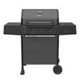 thumbnail image 1 of Expert Grill 4-Burner Propane Gas Grill with Side Burner and Side Table, Dark Gray, 1 of 16