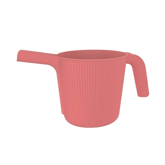 Expert Gardener 0.5 gal. Resin Watering Can, Coral Peony