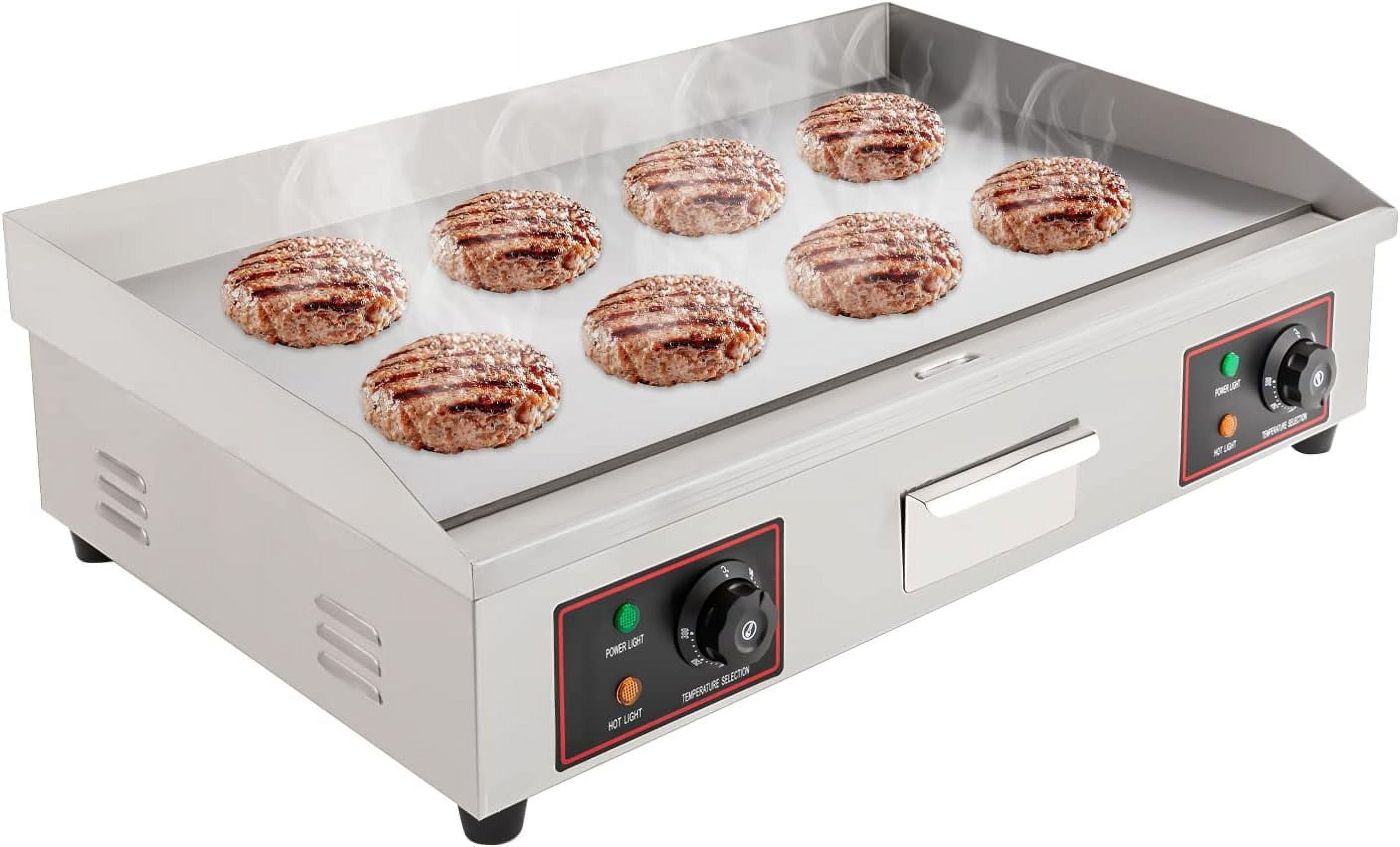 EG820 30" Stainless Steel Commercial Griddle, 3000W Electric