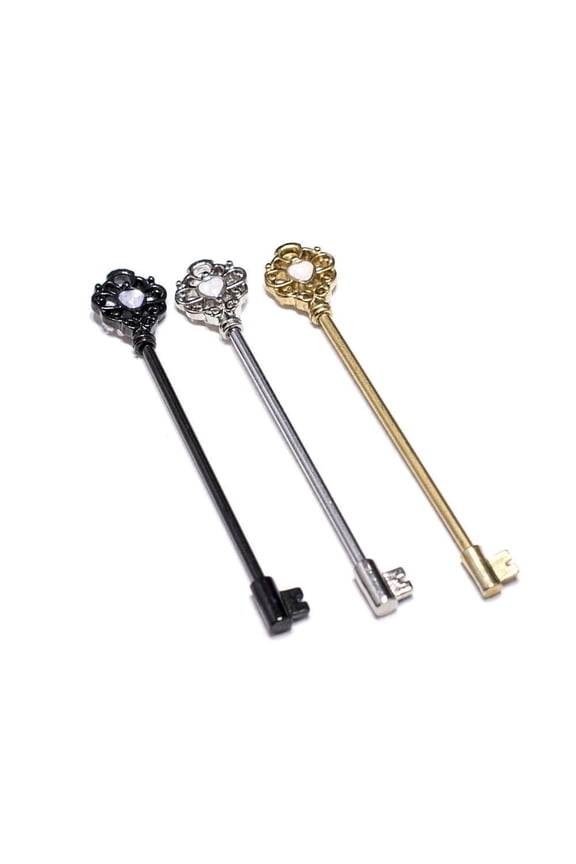 Black Cat Double Flared Ear Plugs Made of Glass with 2g-13mm Size