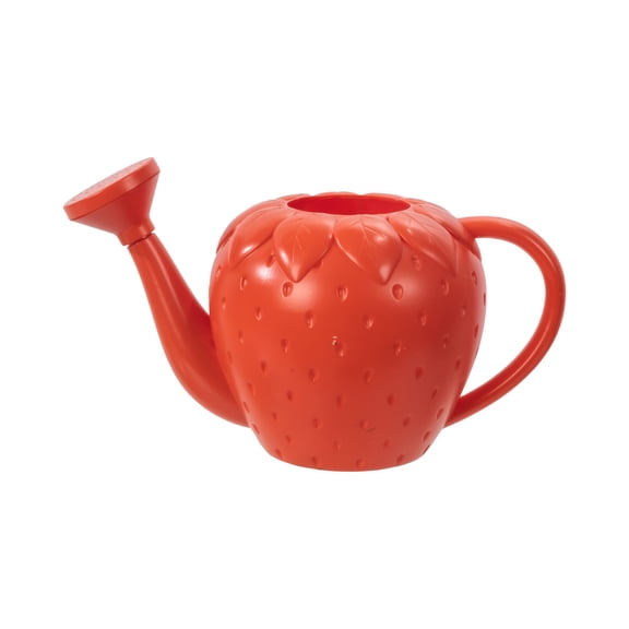 Expert Gardener Kids Watering Can, Pink Strawberry, 0.37 gal, Durable Plastic