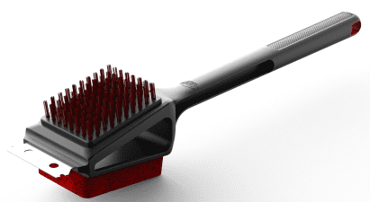 Expert Grill 3 in 1 Cleaning Cold Grill Brush with Stainless Steel Scraper