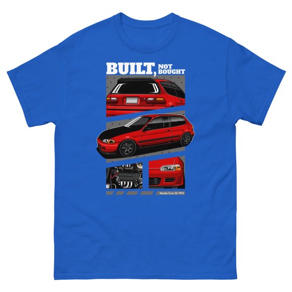 EG type r si hatchback T-shirt (Royal, L)