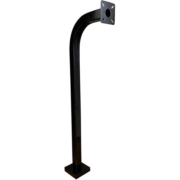 EG088-Eagle Keypad Gooseneck Pedal Mount 42" Universal Powder Coated Heavy Duty Pad Mount 1/8 Steel