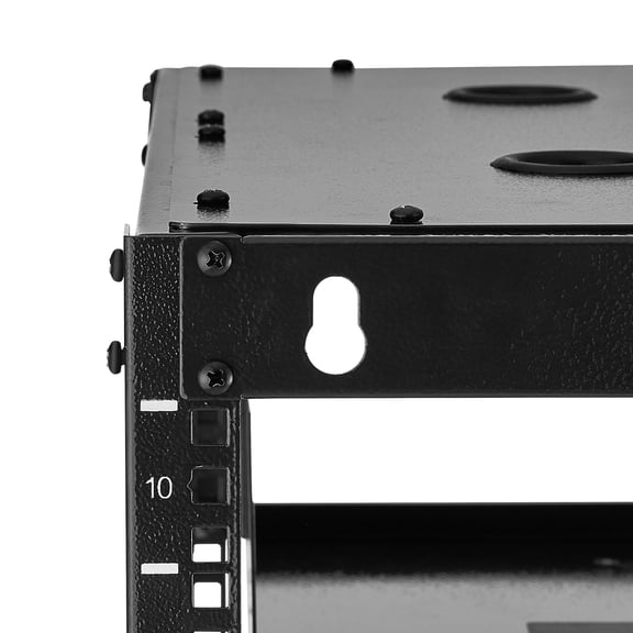 EGBHDSFT 10U Open Frame Network Rack - 23" Deep, Heavy Duty Server Rack, Wall Mount or Floor Stand