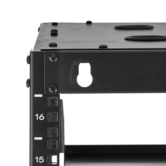 EGBHDSFT 16U Open Frame Network Rack - 23" Deep, Heavy Duty Server Rack - Wall Mount or Floor Stand