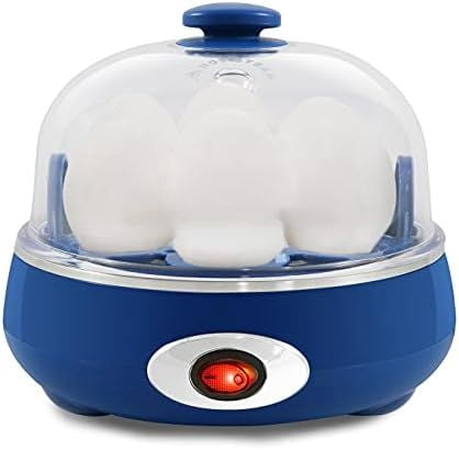 EGC322CBL Easy Egg Cooker Electric 7-Egg Capacity, Soft, Medium, Hard-Boiled Egg Cooker with Auto Shut-Off, Measuring Cup Included, BPA Free, Classic Blue