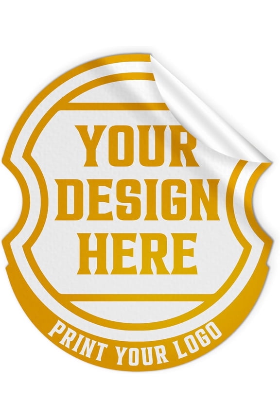 EGD 70 Pack Custom Stickers for Business Logo | Print Your Own Sticker with Any Image Logo and Text | Personalized Labels Sets of 70 Bulks | Multiple Shapes 3 inches