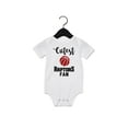 thumbnail image 1 of EGDKids Cutest Fan Basketball Quote Baby Bodysuit White ( 18 Months - 24 Months), 1 of 1