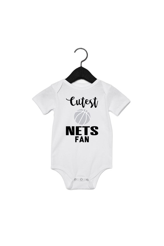 Cutest Fan Basketball Quote Baby Bodysuit White ( 6 - 12 Months )