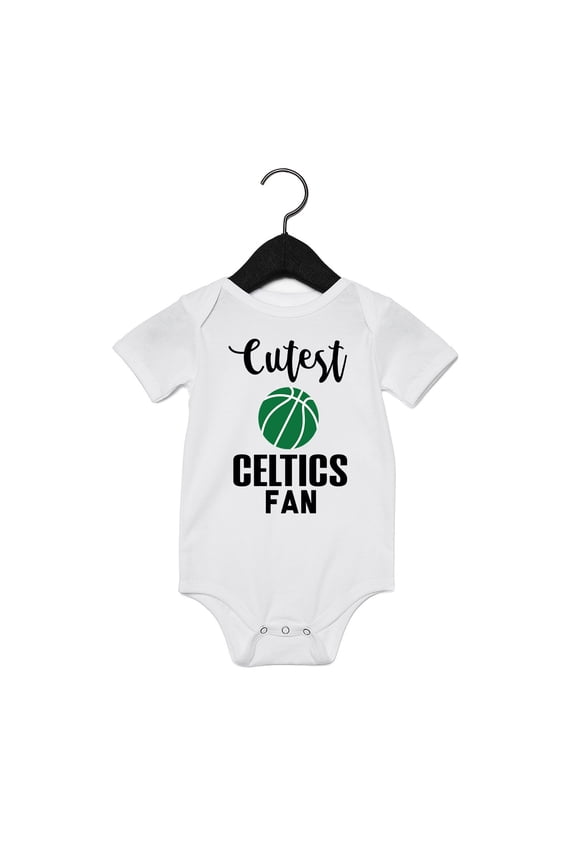 Cutest Fan Basketball Quote Baby Bodysuit White (Newborn)