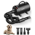 EGFKI Dog Dryer, 5.2HP/ 3800W Pet Grooming High Velocity Force Blower