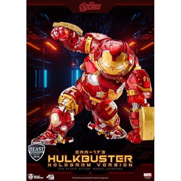 EGG ATTACK ACTION: MARVEL AVENGERS HULKBUSTER HOLOGRAM VERSION