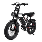 EGGKING Electric Bike for Adults,1000W 31MPH Moutain Ebike,48V 17.5AH Removable Battery 20 Fat Tire Electric Bicycle Full Suspension UL2849, Black