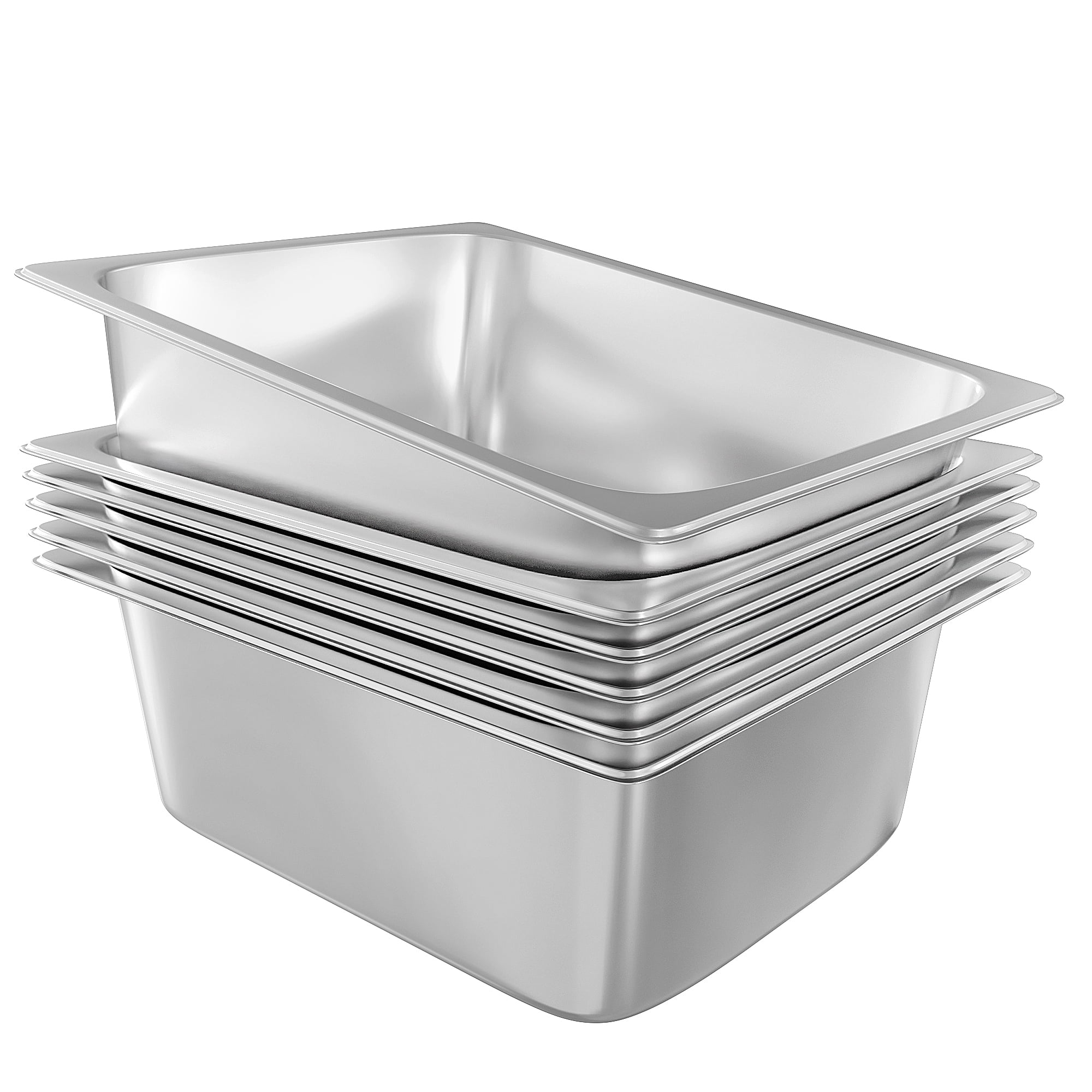 20 Pack - Disposable 9”x 13” Aluminum Foil Steam Table Deep Pans