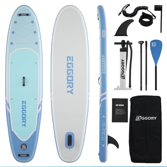 EGGORY 11ft Inflatable Paddle Board Ultra-Light Stand Up Paddle boards for all people with Premium SUP Accessories
