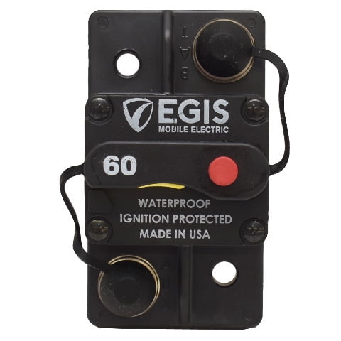 EGIS Boat Surface Mount Circuit Breaker 4703-060 | 60A 48V