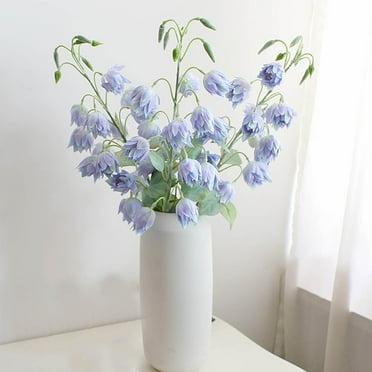 EGNMCR 32.67" Artificial Silk Campanula Wedding Bouquet