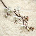 thumbnail image 1 of EGNMCR 60 cm Artificial Silk White Wedding Bouquet, 1 of 2