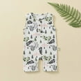 thumbnail image 1 of EGNMCR Baby Girl Boy Romper Bodysuit Solid Plain One Piece Jumpsuits Sleeveless One Piece Baby Clothes Outfits Summer (White,3 6 Months) Baby, 1 of 1