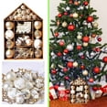 thumbnail image 1 of EGNMCR Christmas Tree Ornament, 70pcs Christmas Tree Decoration Set Red Green Gold Christmas Ball Shatterproof Hanging Tree Ornament Assortment Set Merry Christmas, 1 of 5