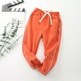 thumbnail image 1 of EGNMCR Baby Boys Girls Sweatpants Casual Cotton Color Sport Jogger Pants Athletic Trousers-Orange-2T, 1 of 3