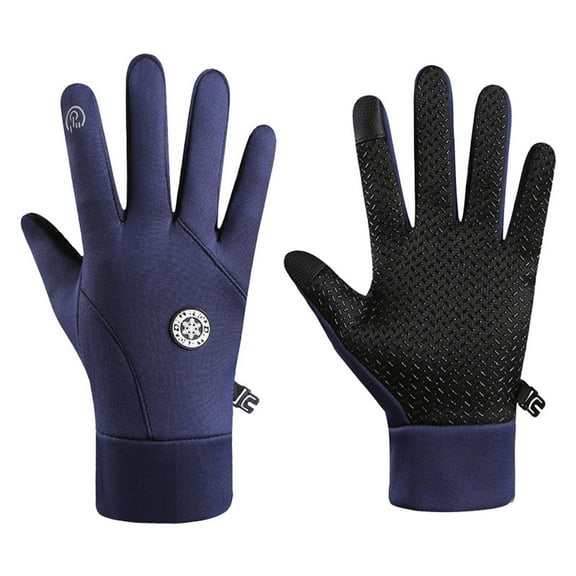 EGNMCR Gloves for Men, Outdoor Hand Warmer Glove Liners for Climbing Hiking Cycling, Winter Touchscreen Thermal Gloves