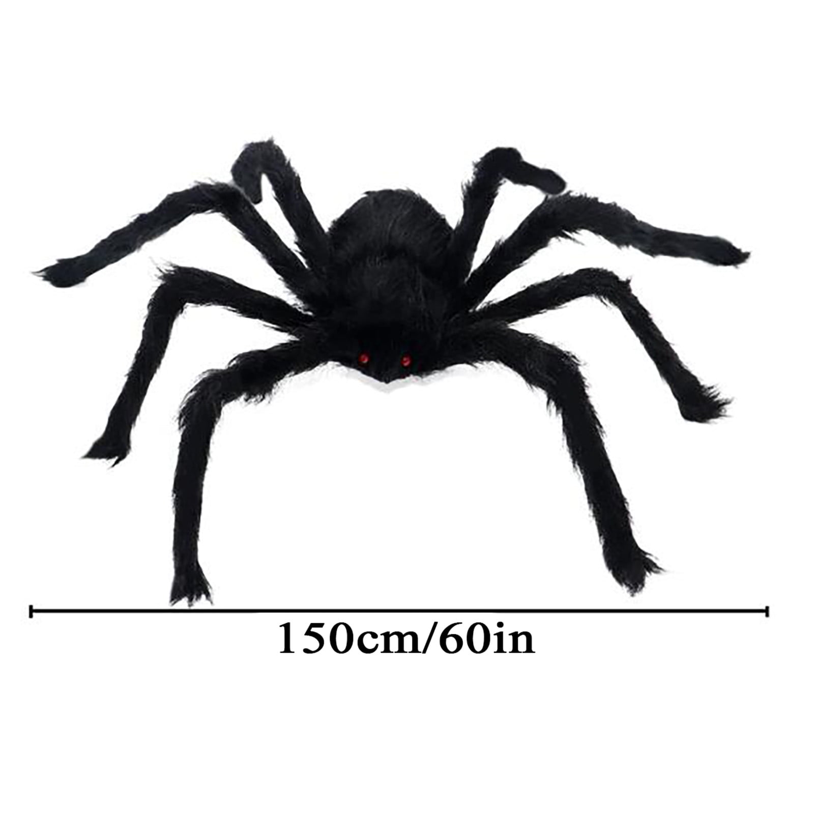 EGNMCR Halloween Props Halloween Simulation Skull Big Spider 150cm ...