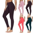 thumbnail image 1 of EGNMCR Leggings for Women High Waisted Yoga Pants Leggings Women Full Length Capris Tummy Control Soft Stretchy Workout Running Gym Plus Size Pants, 1 of 5