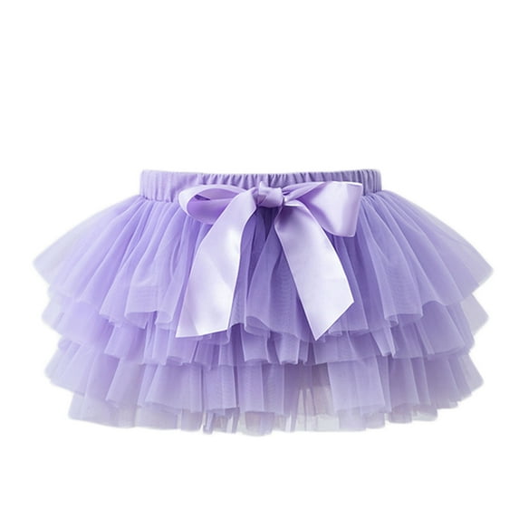 EGNMCR Little Girl Black White Tutus Skirts,3~7 LAYER Tulle Skirt Party Princess Dancing Skirt Tulle for 6 Months to 8 Years Girls Fall Winter