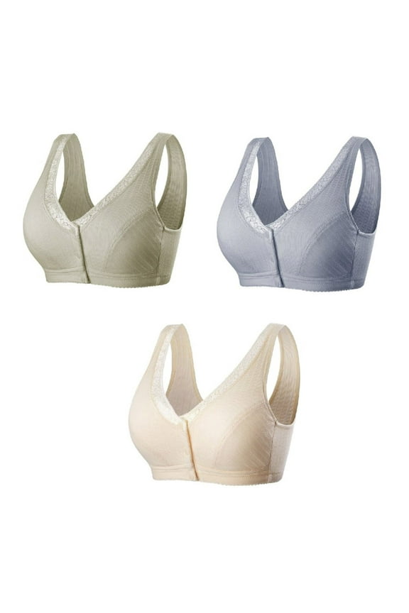 Nursing Bras 3 Pack Full Bust Seamless Maternity Bra Women Pregnancy Breastfeeding Bra - Gifts for Women